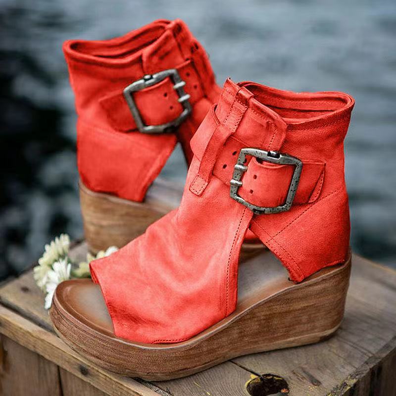Wedge Sandals for Women | Orthopedic Support with Chic Boho Design 1