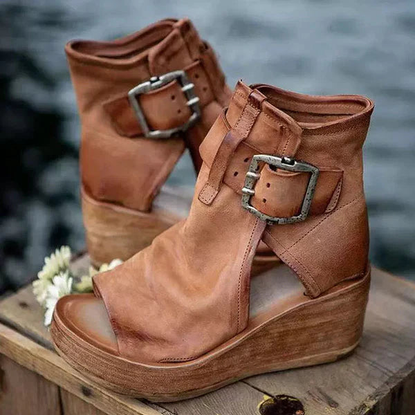 Wedge Sandals for Women | Orthopedic Support with Chic Boho Design 3