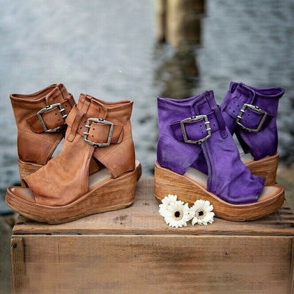 Wedge Sandals for Women | Orthopedic Support with Chic Boho Design 4