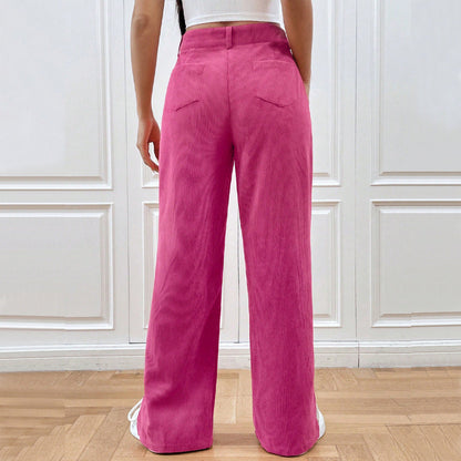 Wide Leg Corduroy Trousers | Chic Modern Style for Women 2