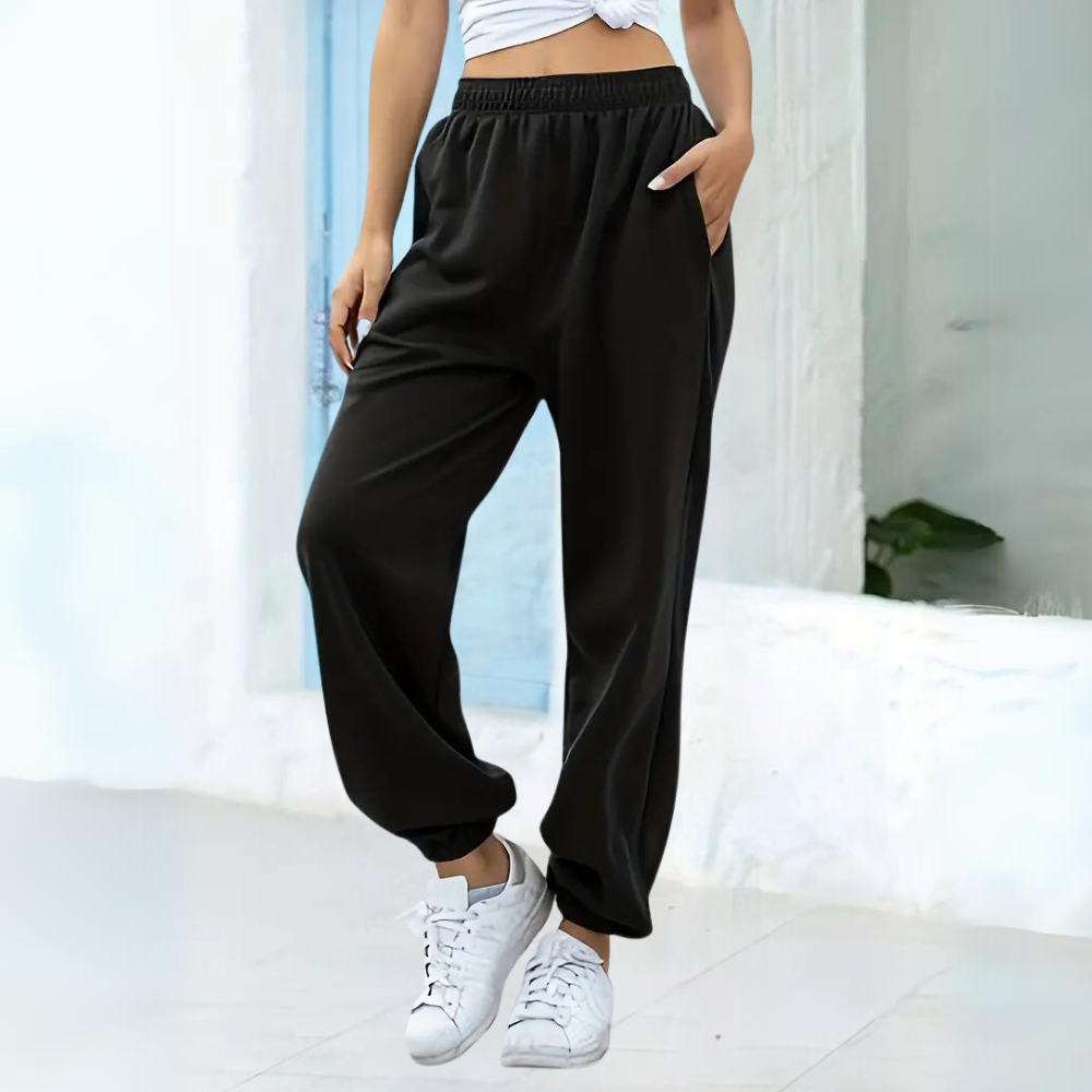 Wide Leg Joggers | Comfortable High-Waisted Design for Women 1