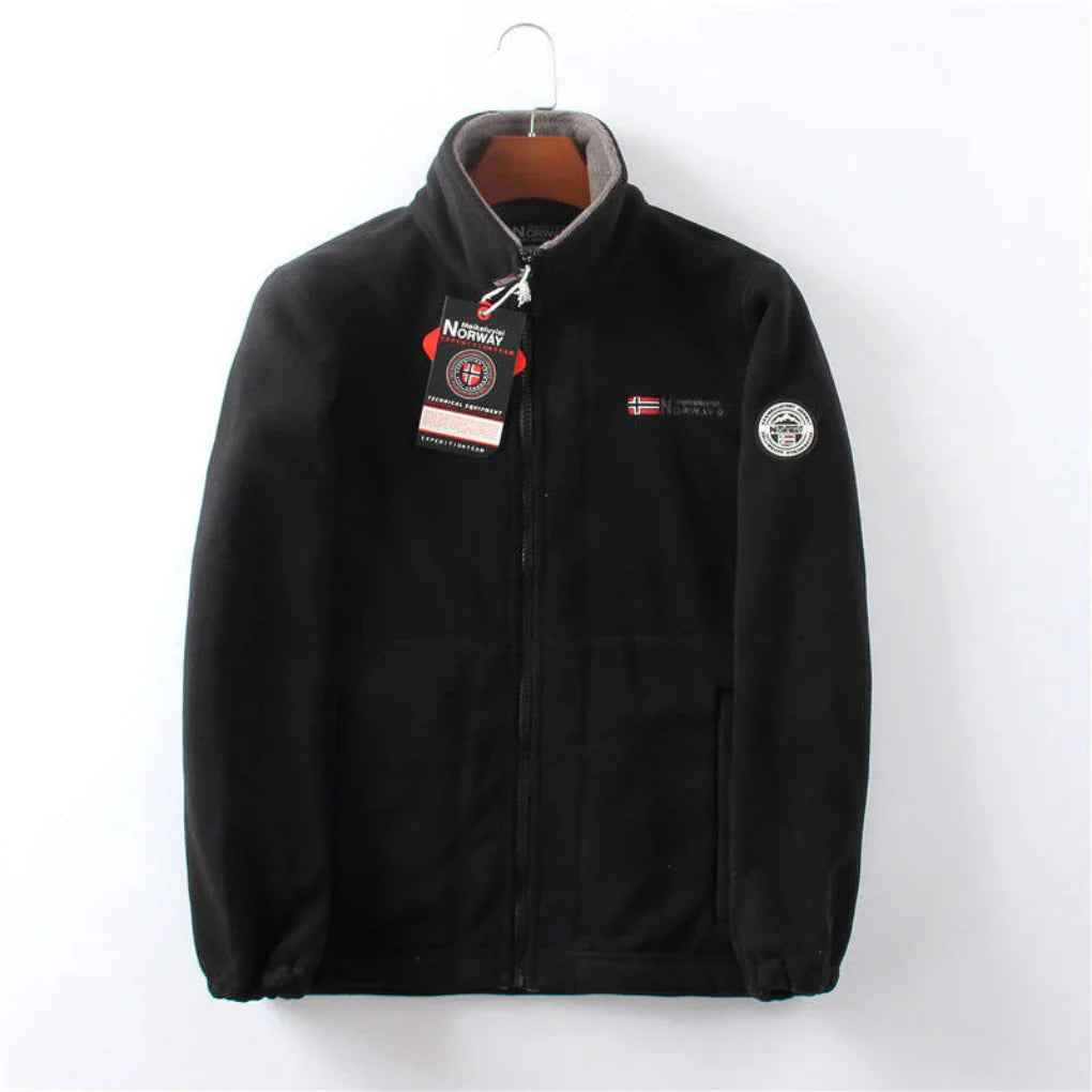 Windbreaker Jacket | Fleece-Lined with Windproof Protection and Anti-Theft Pockets 2