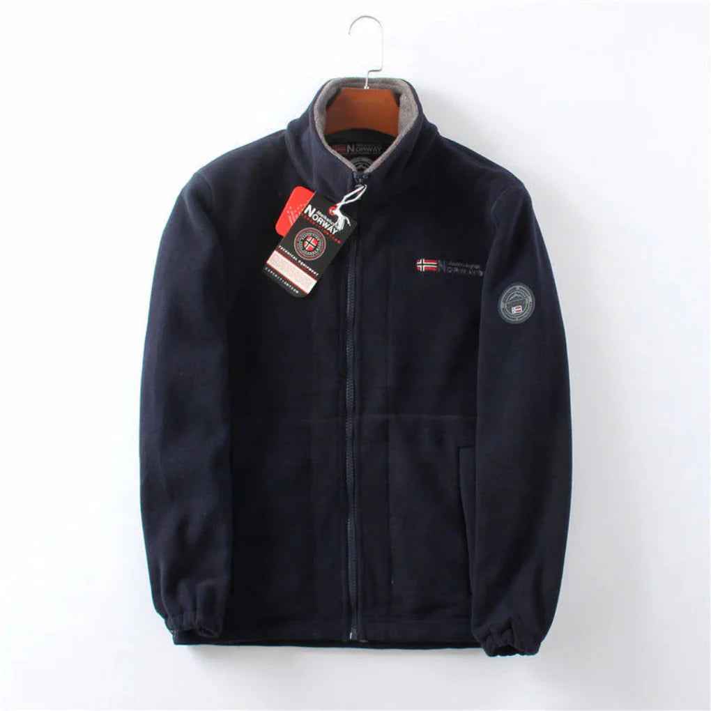 Windbreaker Jacket | Fleece-Lined with Windproof Protection and Anti-Theft Pockets 3
