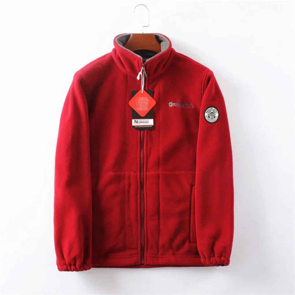 Windbreaker Jacket | Fleece-Lined with Windproof Protection and Anti-Theft Pockets 4