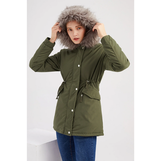 Winter Parka Jacket | Classic Button-Down Design for Cold Weather 0