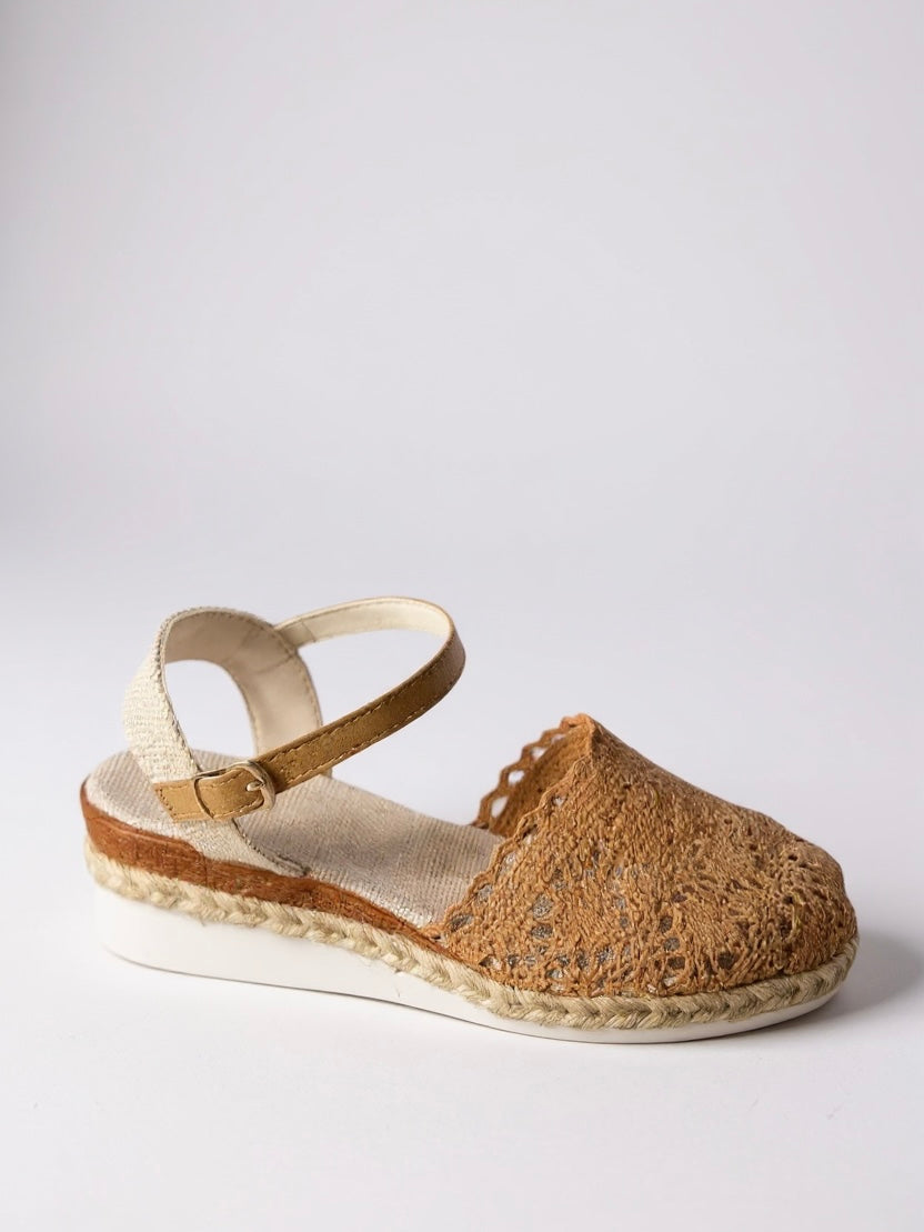 Women's Platform Sandals | Handcrafted Crochet Straps for Comfort 2