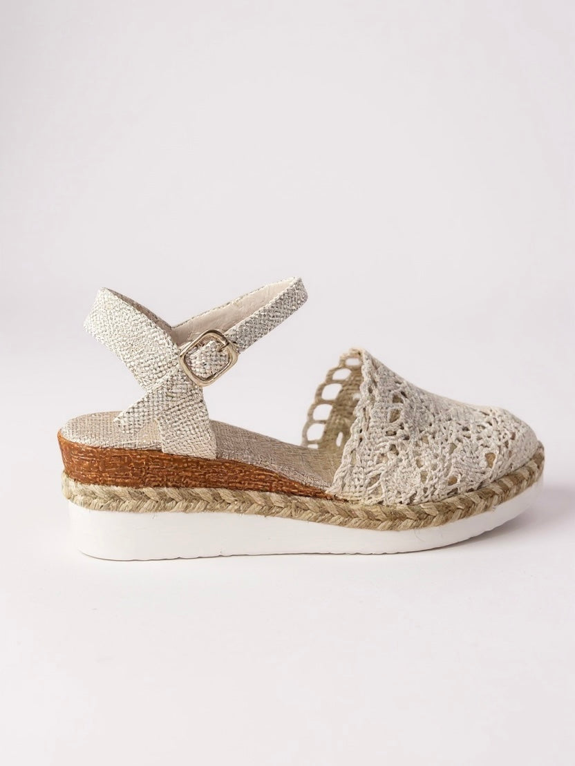 Women's Platform Sandals | Handcrafted Crochet Straps for Comfort 5