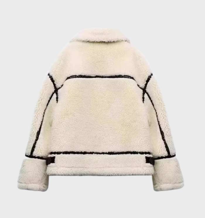 Womens Fleece Jacket | Soft Oversized Design with Zip Closure for Comfort 3