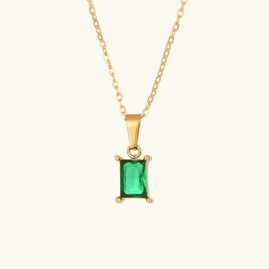 Yasmine Necklace | Waterproof 18k Gold-Plated with Diamond Simulants 0