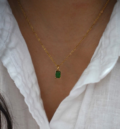 Yasmine Necklace | Waterproof 18k Gold-Plated with Diamond Simulants 2