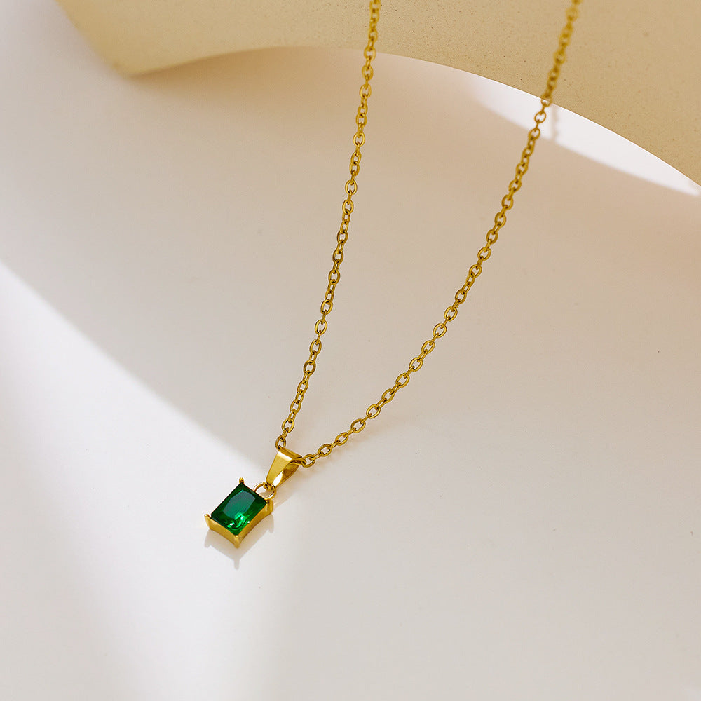 Yasmine Necklace | Waterproof 18k Gold-Plated with Diamond Simulants 5