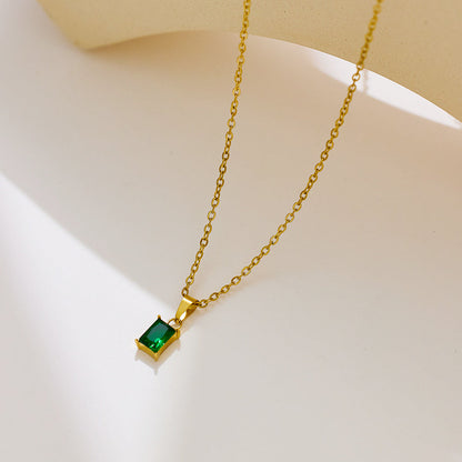 Yasmine Necklace | Waterproof 18k Gold-Plated with Diamond Simulants 5