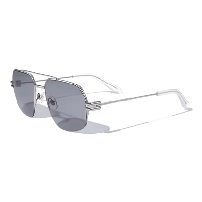 Lunettes de soleil aviateur noires audacieuses