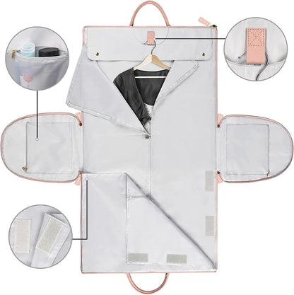 Garment Duffle Bag | Premium Faux Leather with Wrinkle-Free Design 3