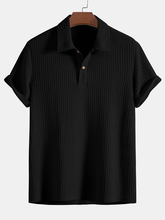 Lightweight Knit Polo Shirt