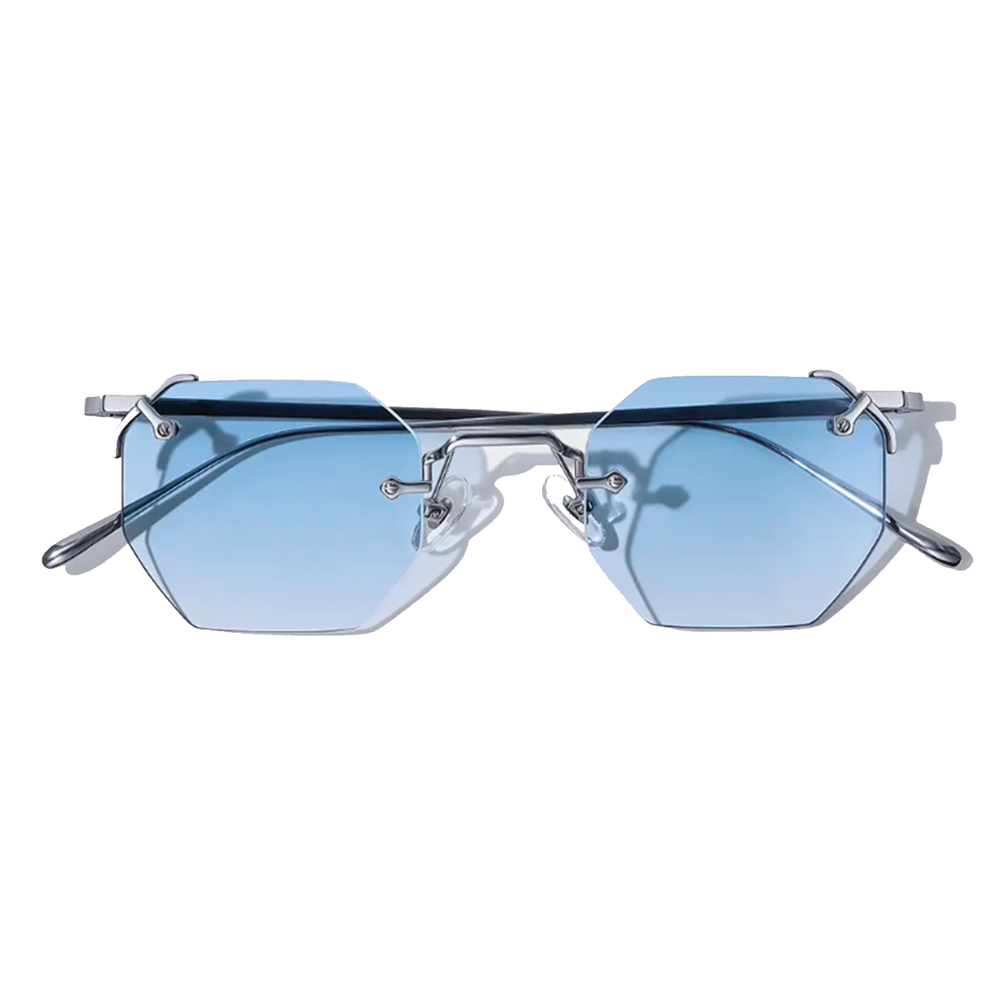 Lunettes de soleil hexagonales en métal Nero
