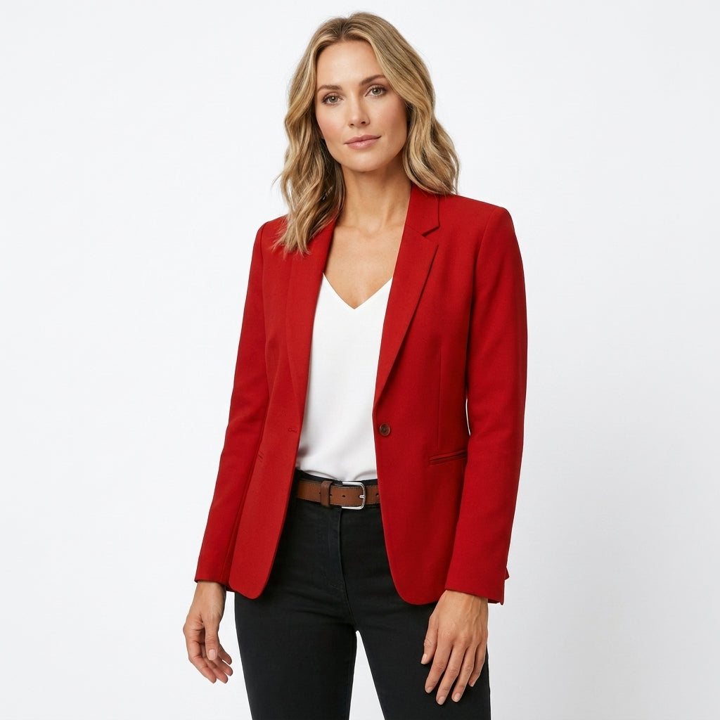 Elegant Tailored Blazer | Classic Fitted Silhouette - View 2