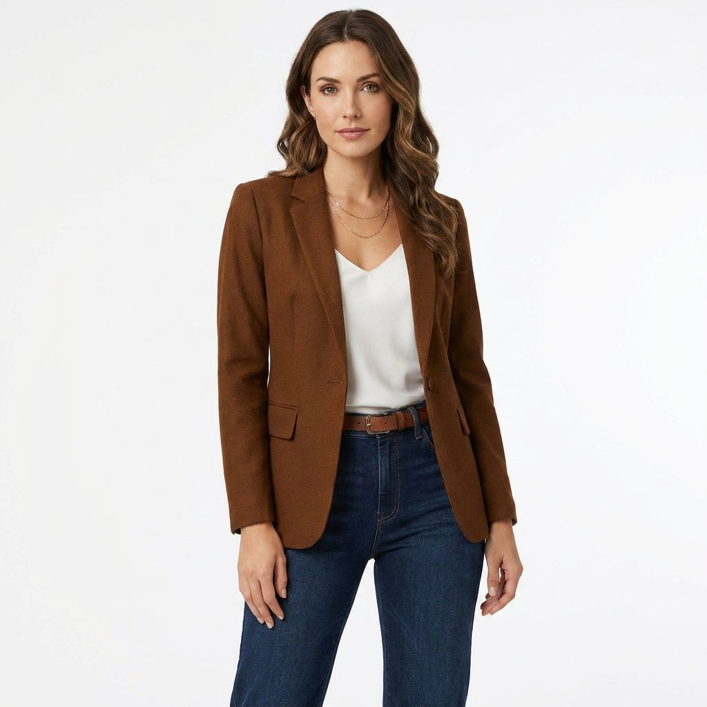 Elegant Tailored Blazer | Classic Fitted Silhouette - View 5