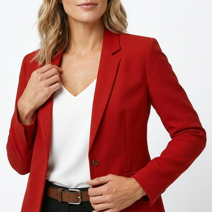 Elegant Tailored Blazer | Classic Fitted Silhouette - View 8