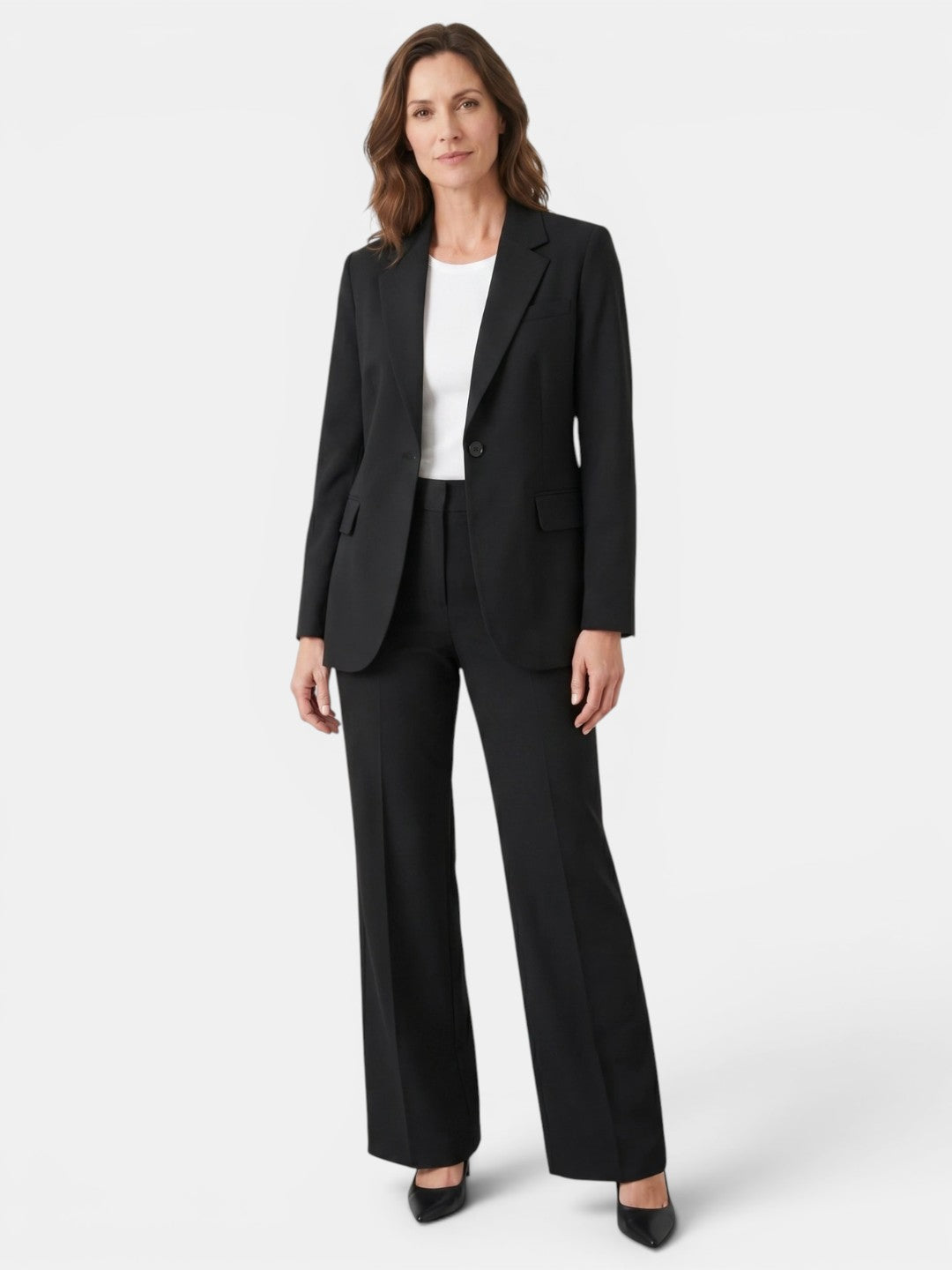 Elegant Women's Suit | Tailored Blazer and Trousers Set - View 2