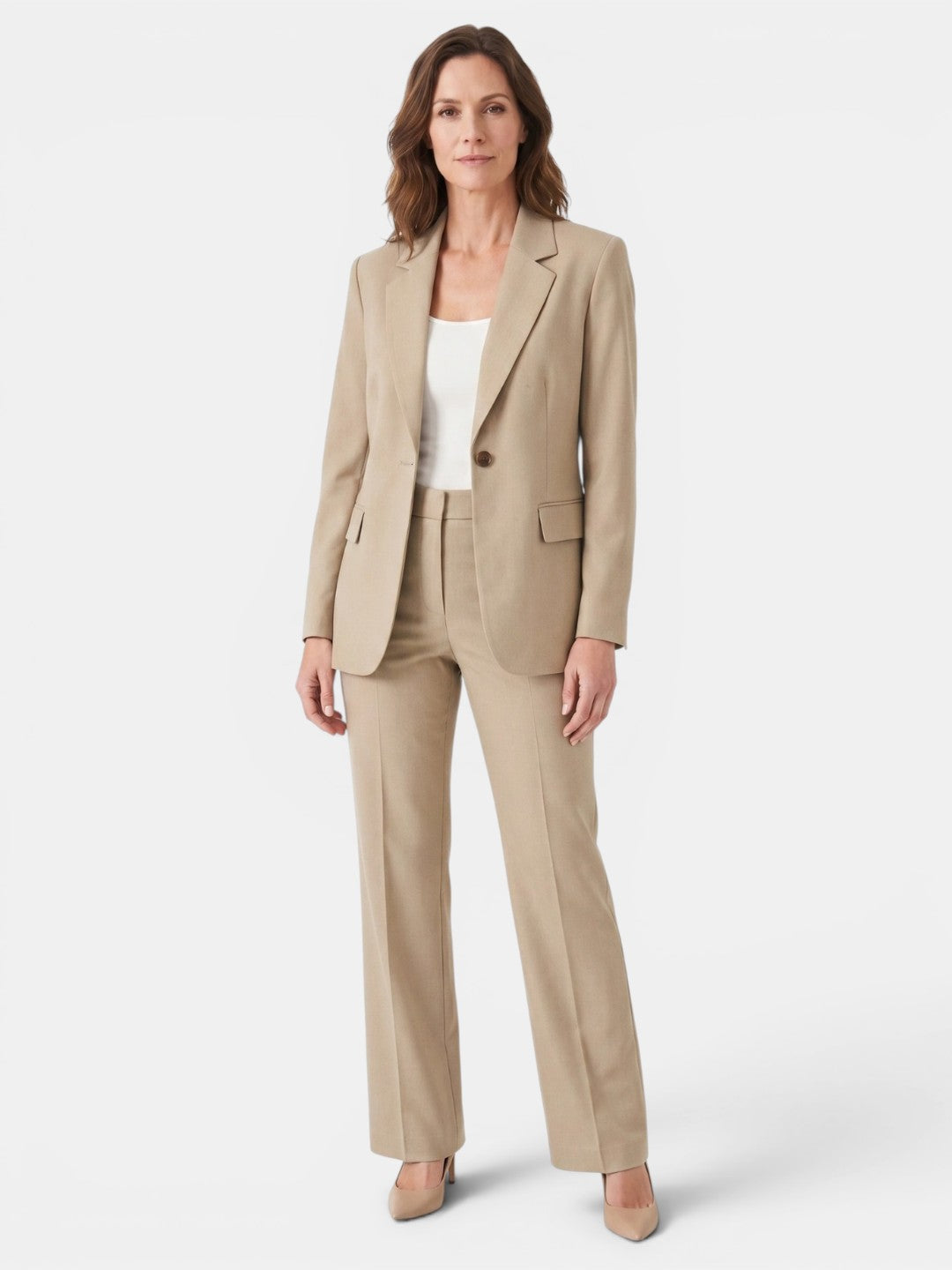 Elegant Women's Suit | Tailored Blazer and Trousers Set - View 4