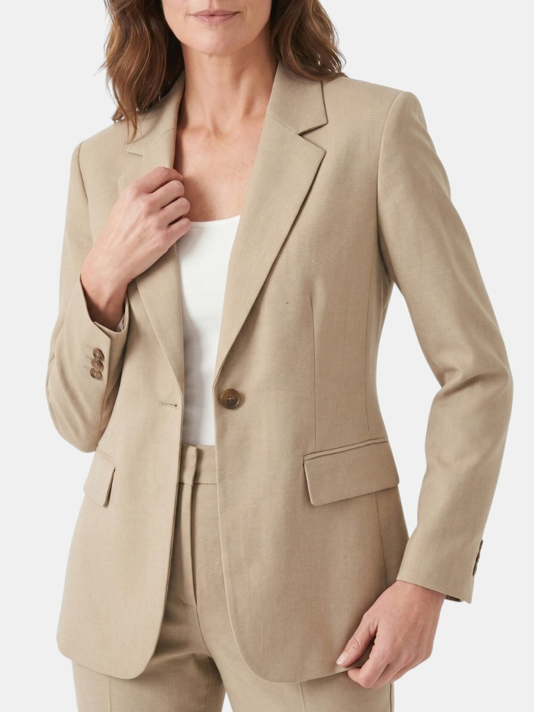 Elegant Women's Suit | Tailored Blazer and Trousers Set - View 5