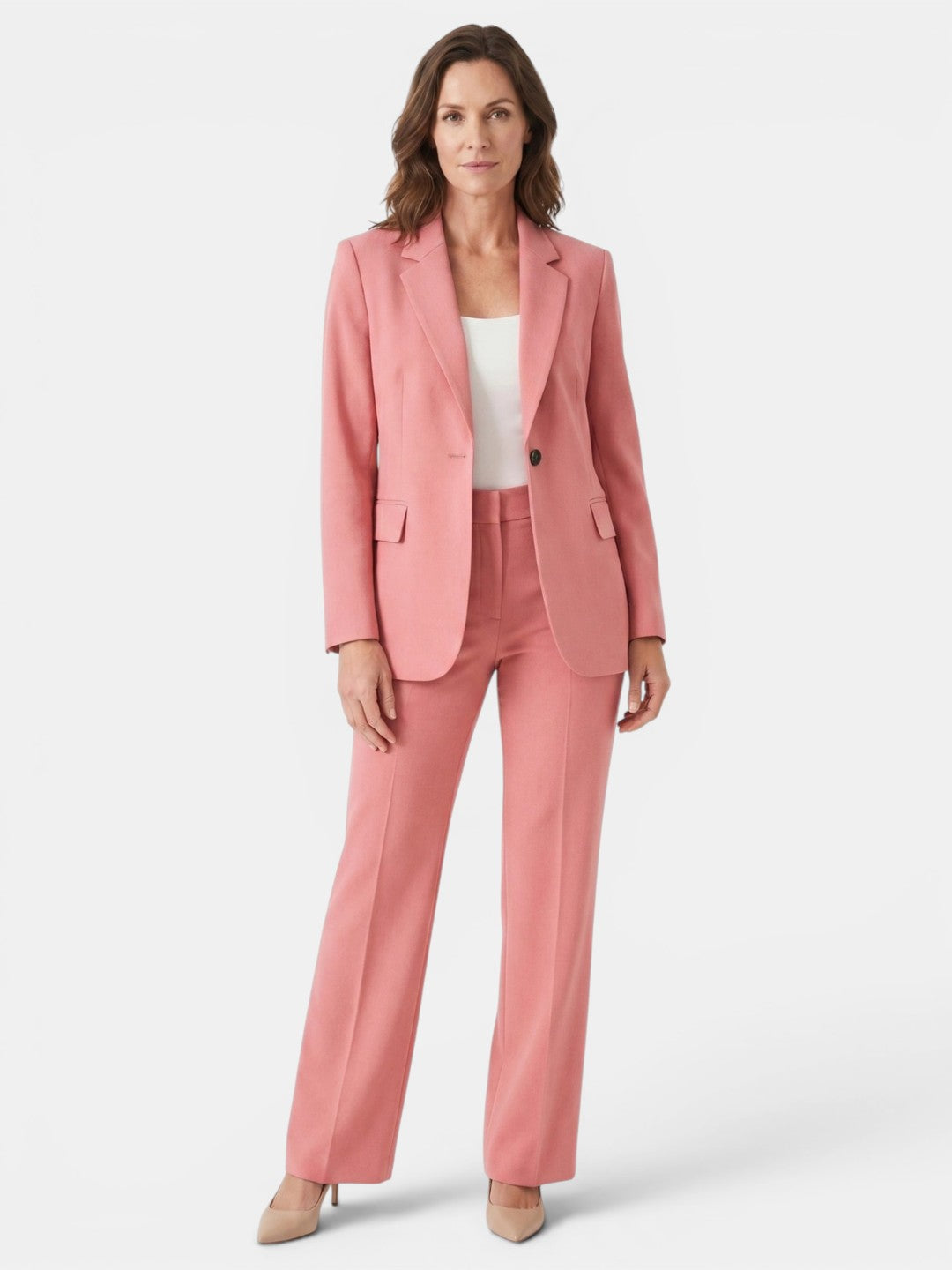 Elegant Women's Suit | Tailored Blazer and Trousers Set - View 8