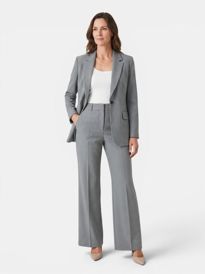 Elegant Women's Suit | Tailored Blazer and Trousers Set - View 10