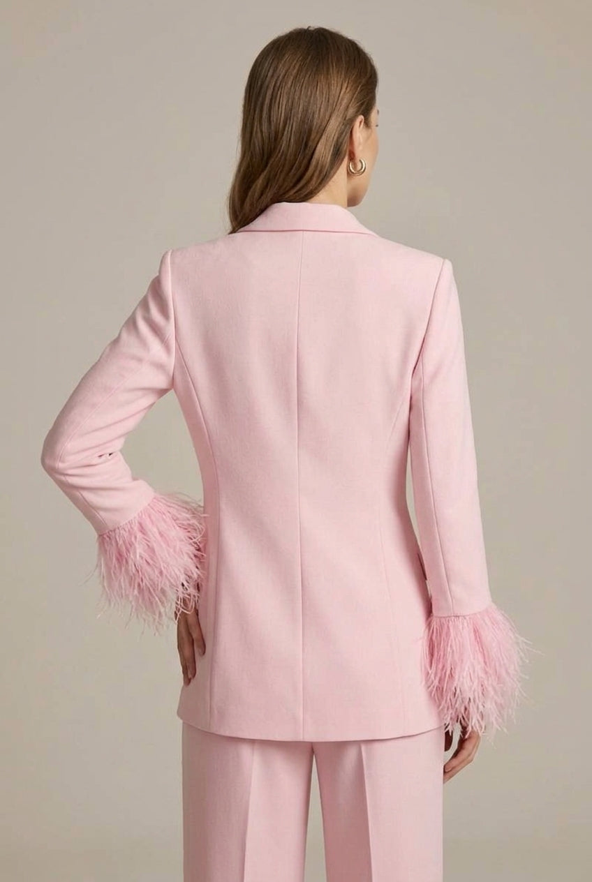 Chic Tailored Trouser Suit | Elegant Blazer Set - View 5