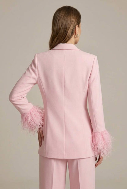 Chic Tailored Trouser Suit | Elegant Blazer Set - View 5