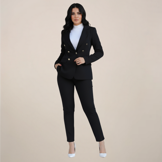 Tailored Women's Suit | Chic Blazer & Trouser Set - View 1