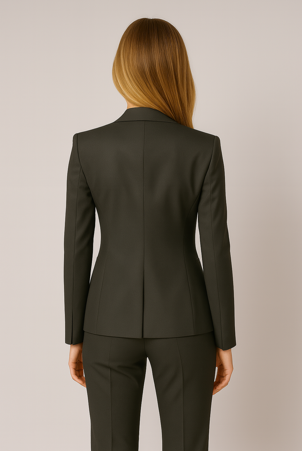 Elegant Three-Piece Women's Suit | Tailored Slim Fit - View 4