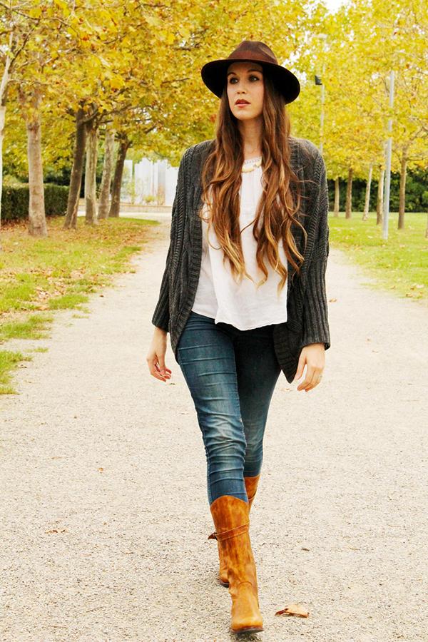 Tall Leather Boots | Handmade Brown Knee High Design with Comfort 4